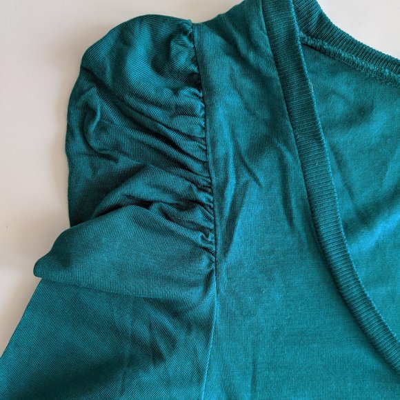 Dark Teal Top by Lux Size M - Picture 6 of 8